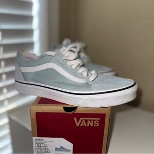 Vans Women's Sky Blue Old Skool Sneakers